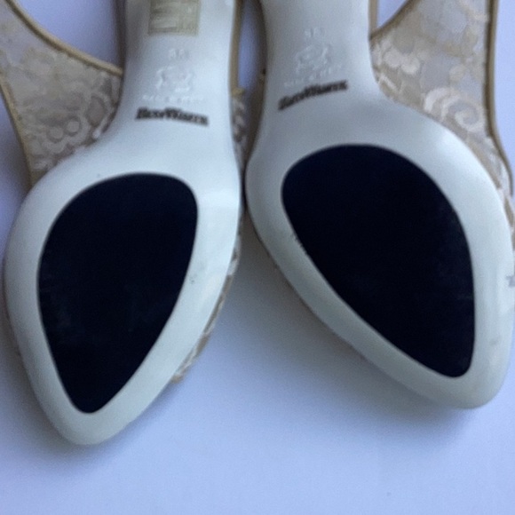 Ron White Lace Peep Toe Heels - sz. Eu 36 - new - Picture 4 of 5
